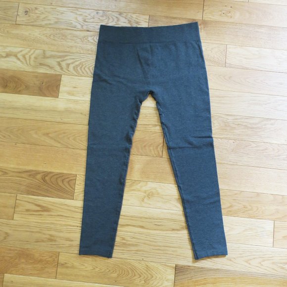 Yado Pants - Yado Gray Fleece Leggings M/L